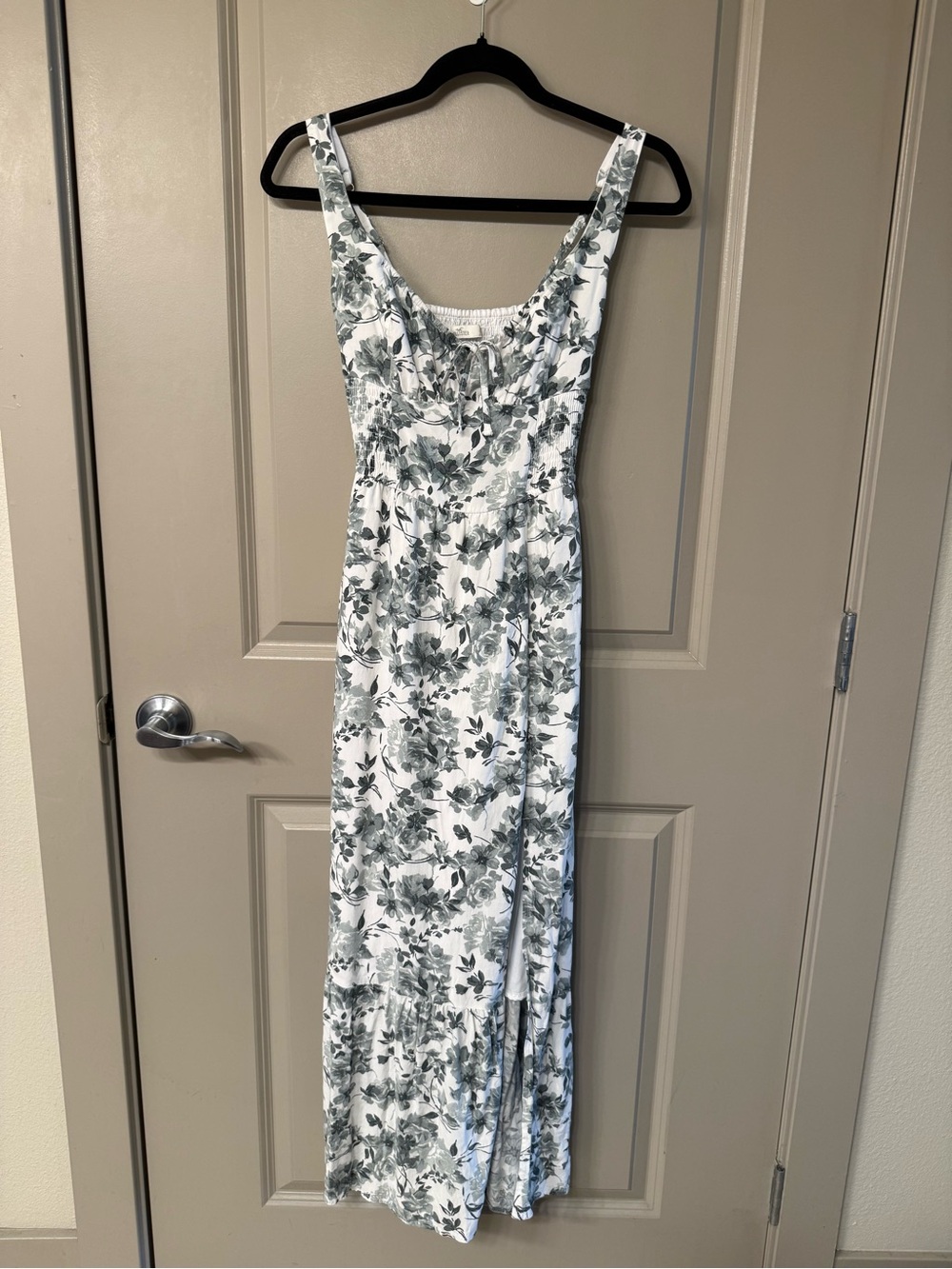Hollister Maxi Dress with Sage Floral Print
